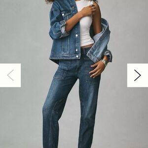 Pilcro Indigo Straight Leg Jeans